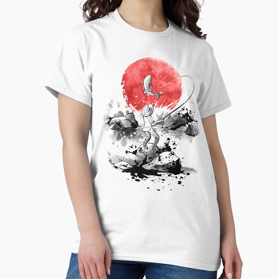Fisherman red sun by NemiMakeit