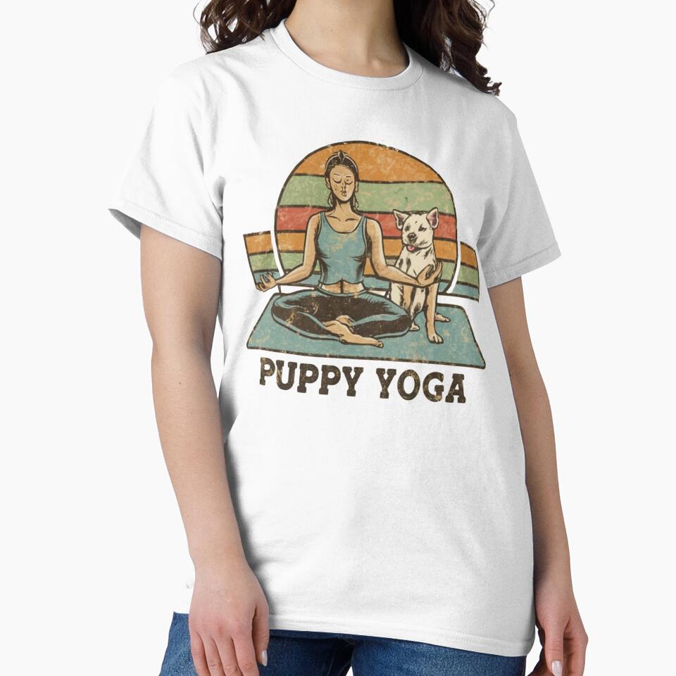 Puppy yoga, dog yoga, yoga by IgErSTYLE