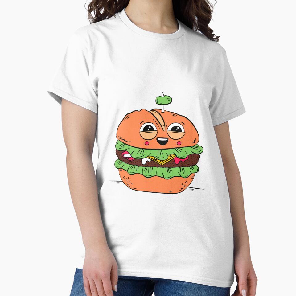Burger Tshirts by Jeff Creative Unisex , , , Long Sleeve Tee