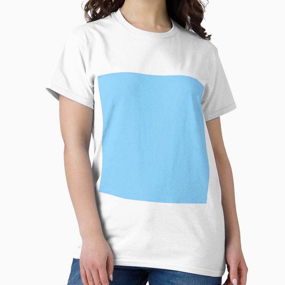 color light sky blue by kultjers Unisex , , , Long Sleeve Tee