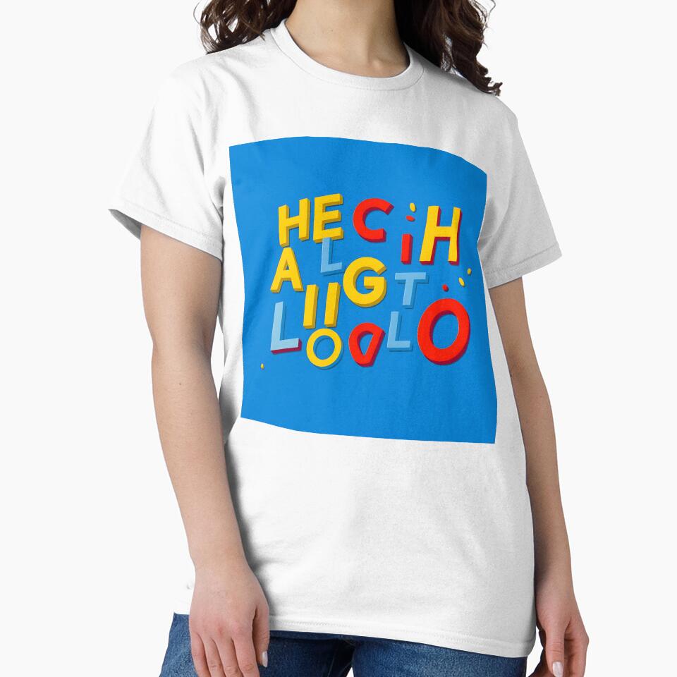 Letters 12 by HebaRK Studio Unisex , , , Long Sleeve Tee
