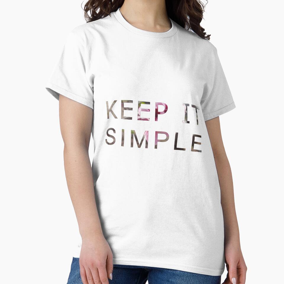KEEP IT SIMPLE BLOSSOM DESIGN by yul4ik80 Unisex , , , Long Sleeve Tee