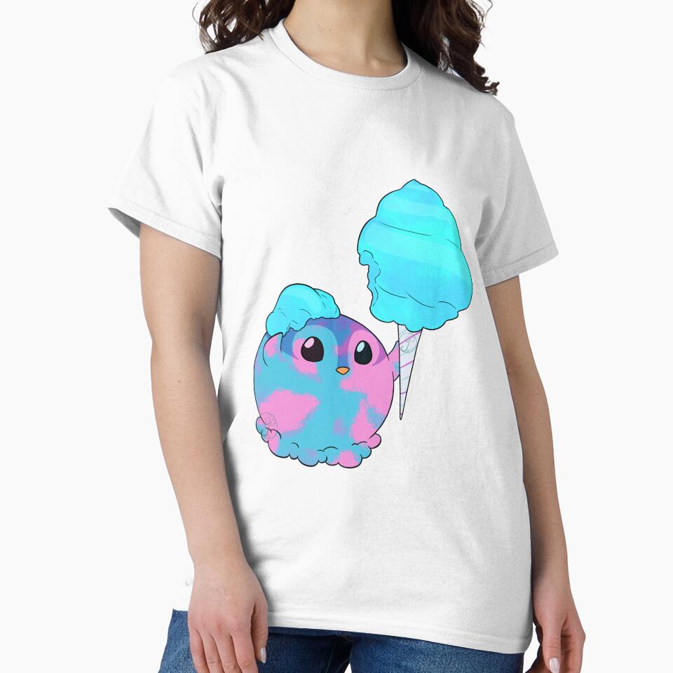 Penguinscoops - Cotton Candy by Juditangelo Unisex , , , Long Sleeve Tee