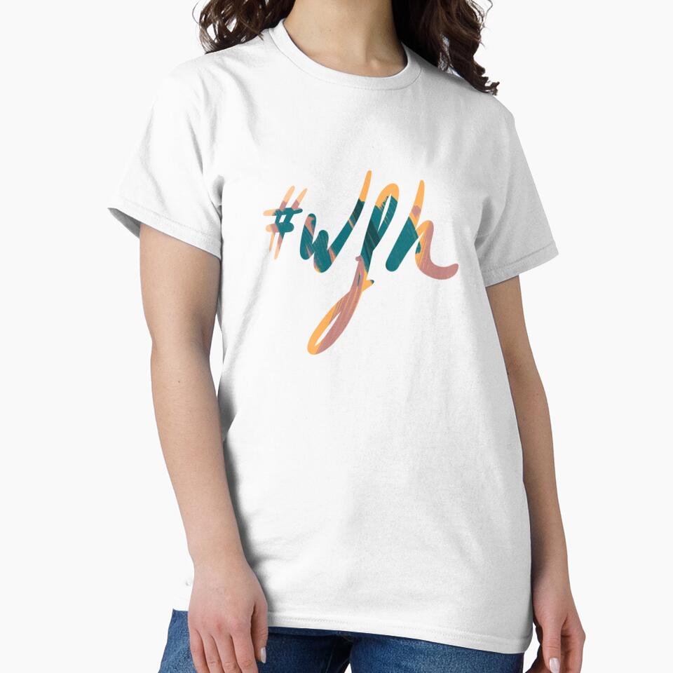 #WFH - Work From Home by avec magie Unisex , , , Long Sleeve Tee