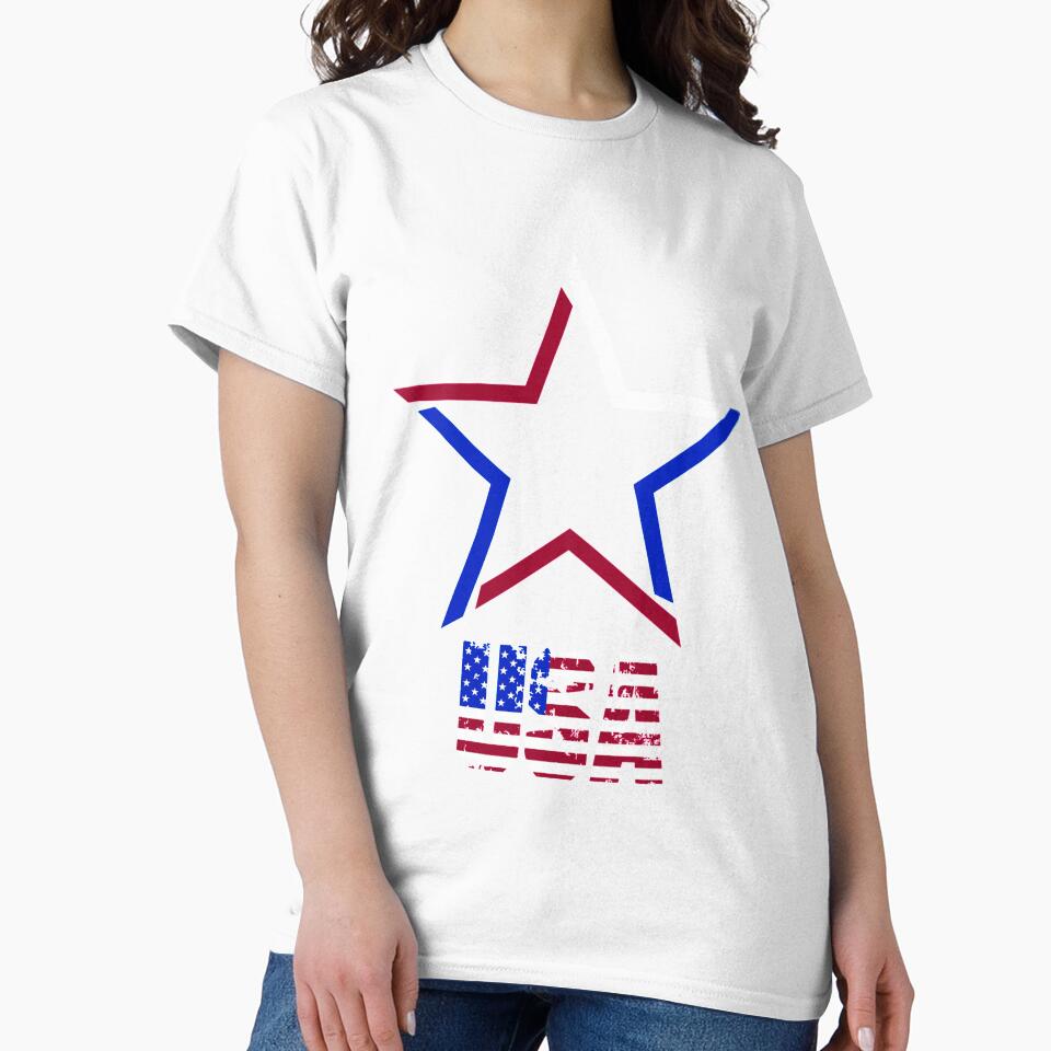 Star | USA for Men and Women by AllStarMerch Unisex , , , Long Sleeve Tee