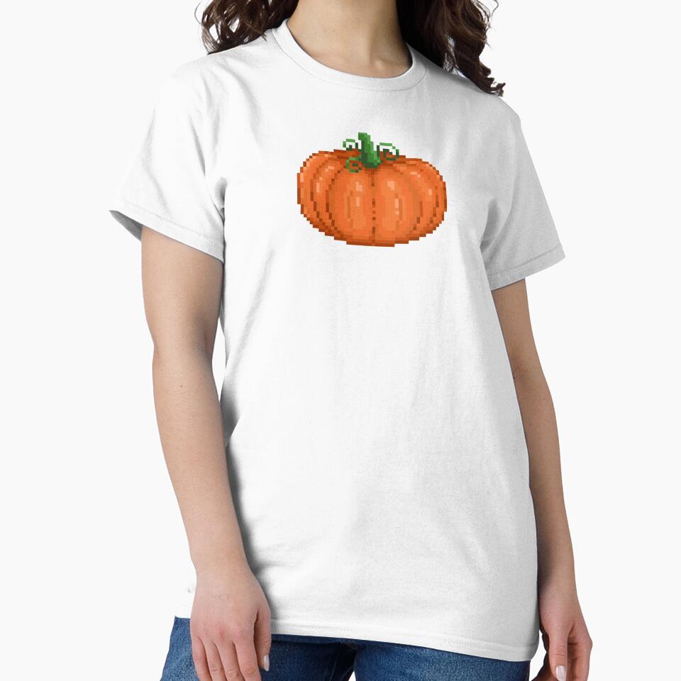 Pixel Art Pumpkin Halloween by TakoyakiTech Unisex , , , Long Sleeve Tee