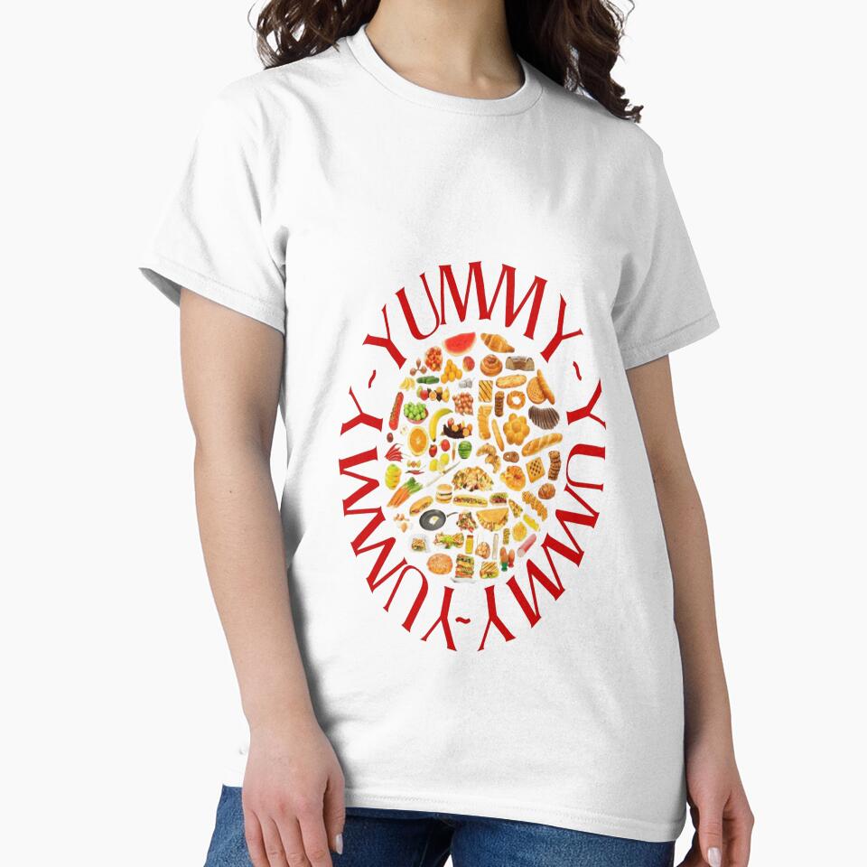 Yummy Name – Cute Food Lover by PrashaDesigns Unisex , , , Long Sleeve Tee