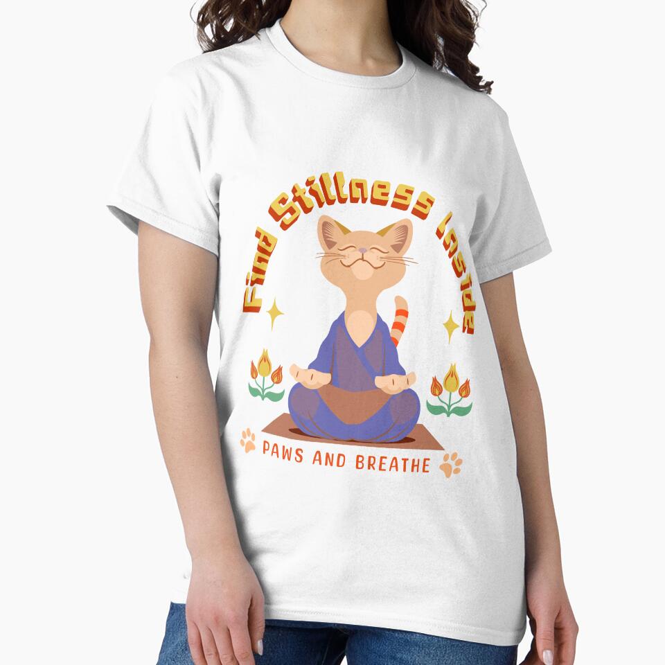 Cute cat in mindfulness and meditation by RadiantRemix