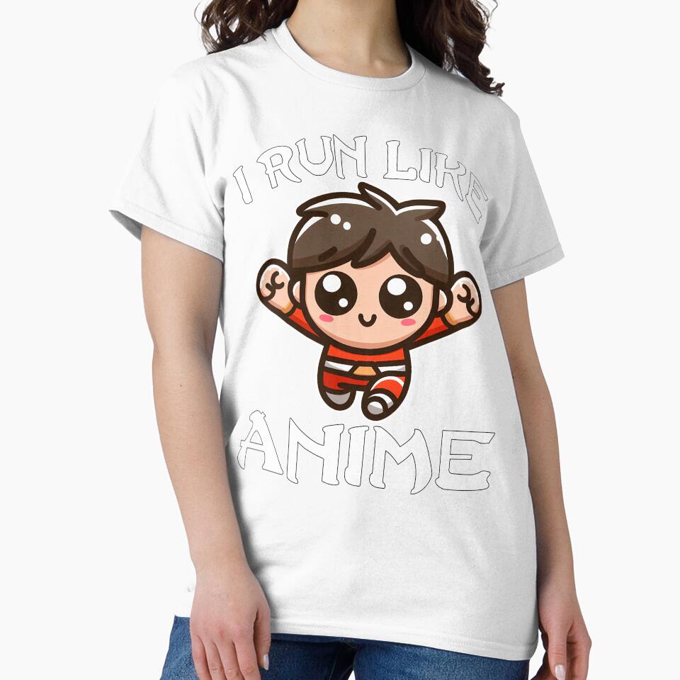I RUN LIKE ANIME CHARACTER - ANIME GIFT by KEF Custom Unisex , , , Long Sleeve Tee