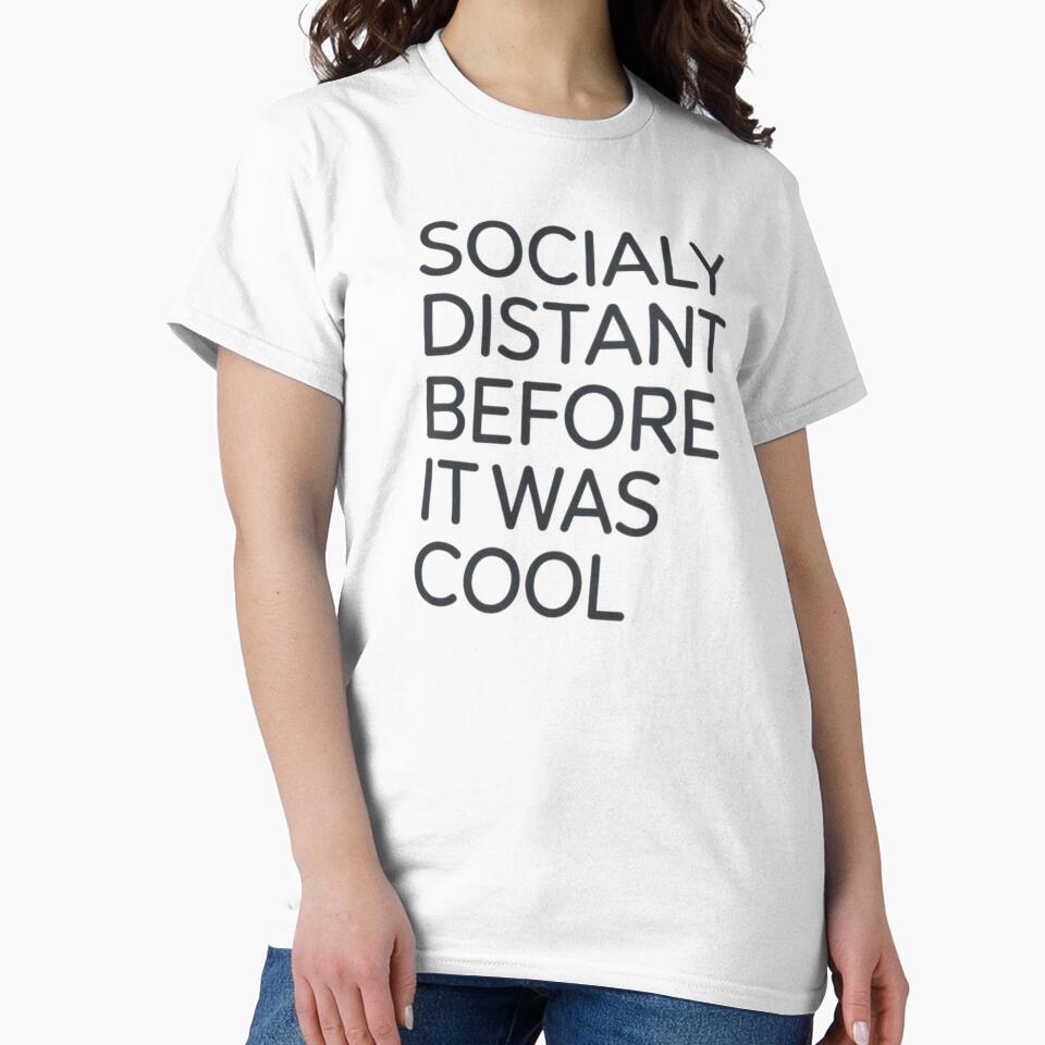 Introvert Design – Socially Distant Before It Was Cool by AGRO ART Unisex , , , Long Sleeve Tee