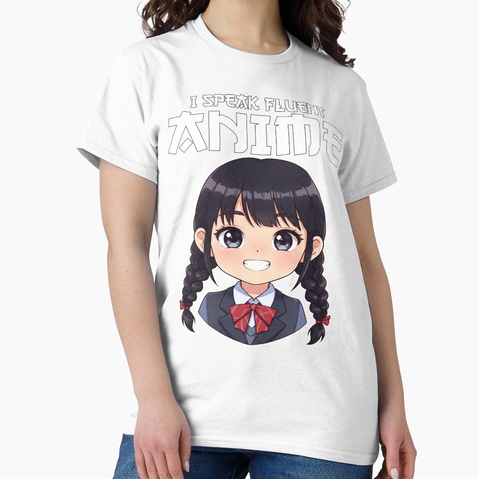 I SPEAK FLUENT ANIME - ANIME GIFT by KEF Custom Unisex , , , Long Sleeve Tee