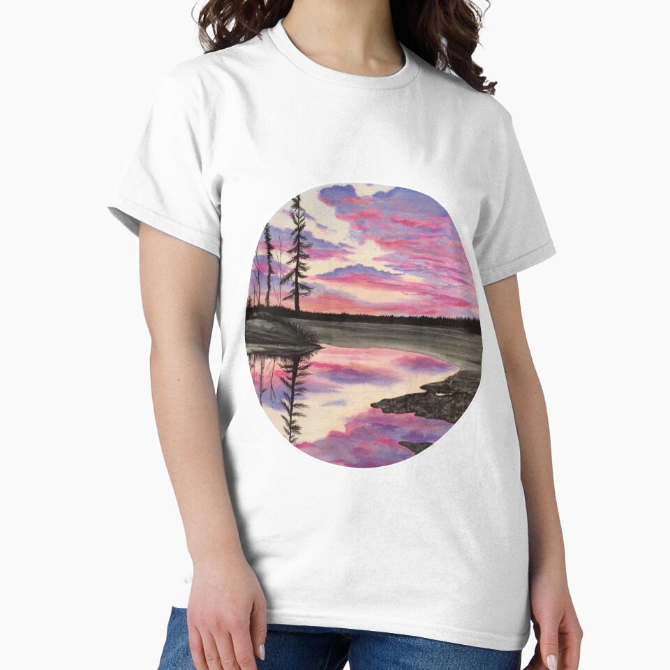 Cotton Candy Reflections by 33Sbart16 Unisex , , , Long Sleeve Tee