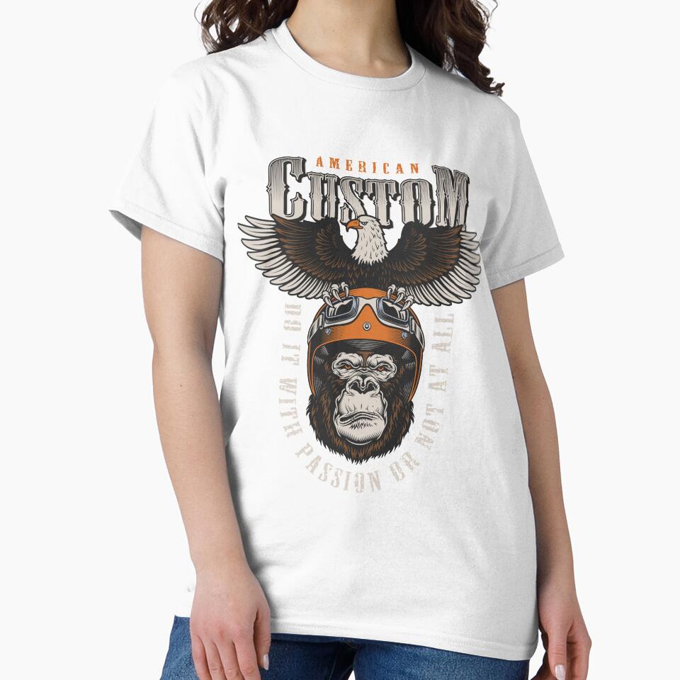 Americn Custom by Pelargos Unisex , , , Long Sleeve Tee