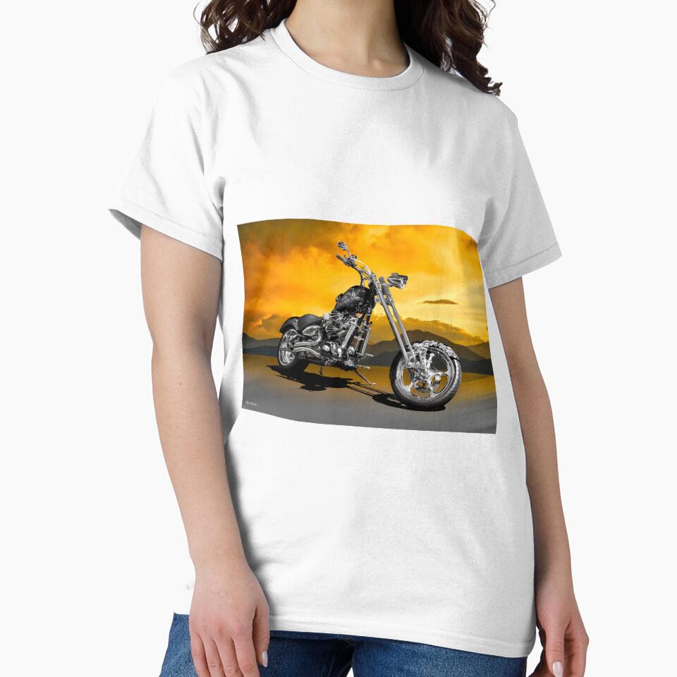 Custom Chopper MC by DaveKoontz Unisex , , , Long Sleeve Tee