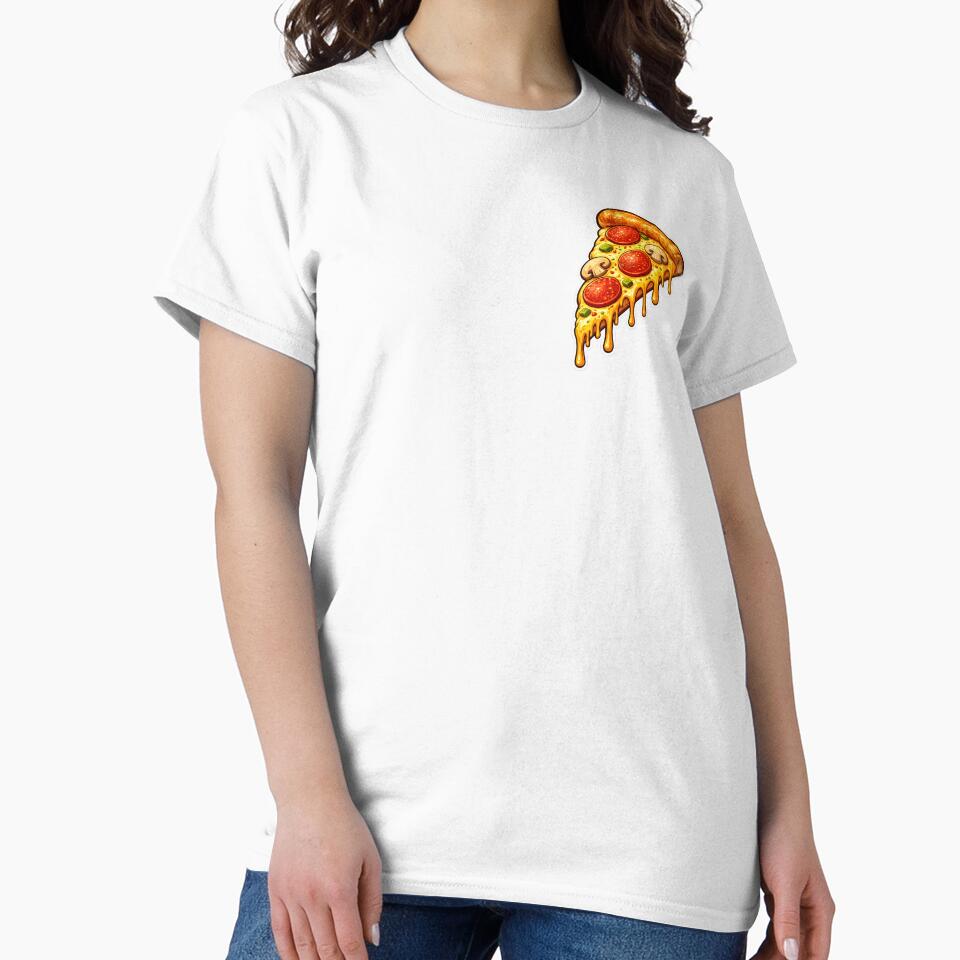 pepperoni pizza by aicharoman Unisex , , , Long Sleeve Tee