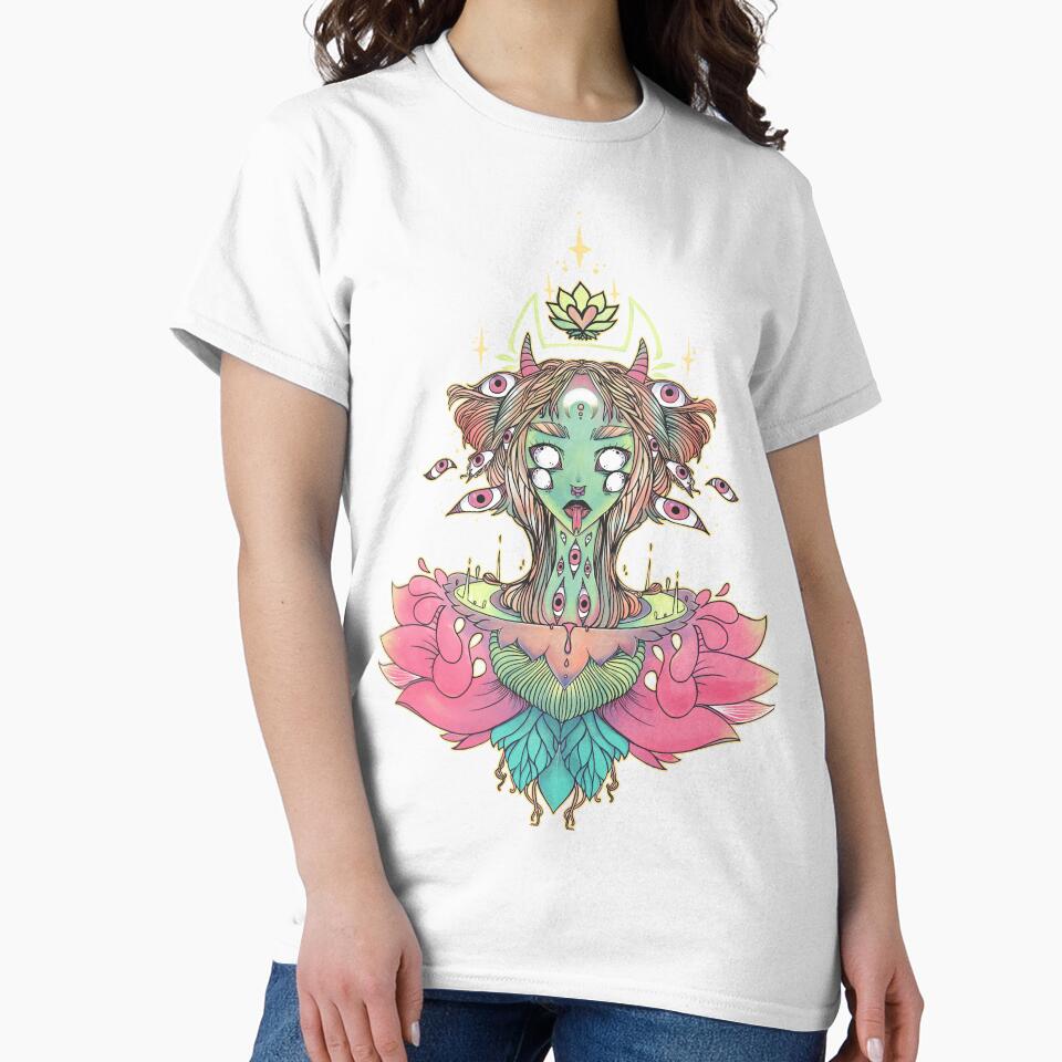 Sacred Lotus Blossom Monster Girl by cellsdividing