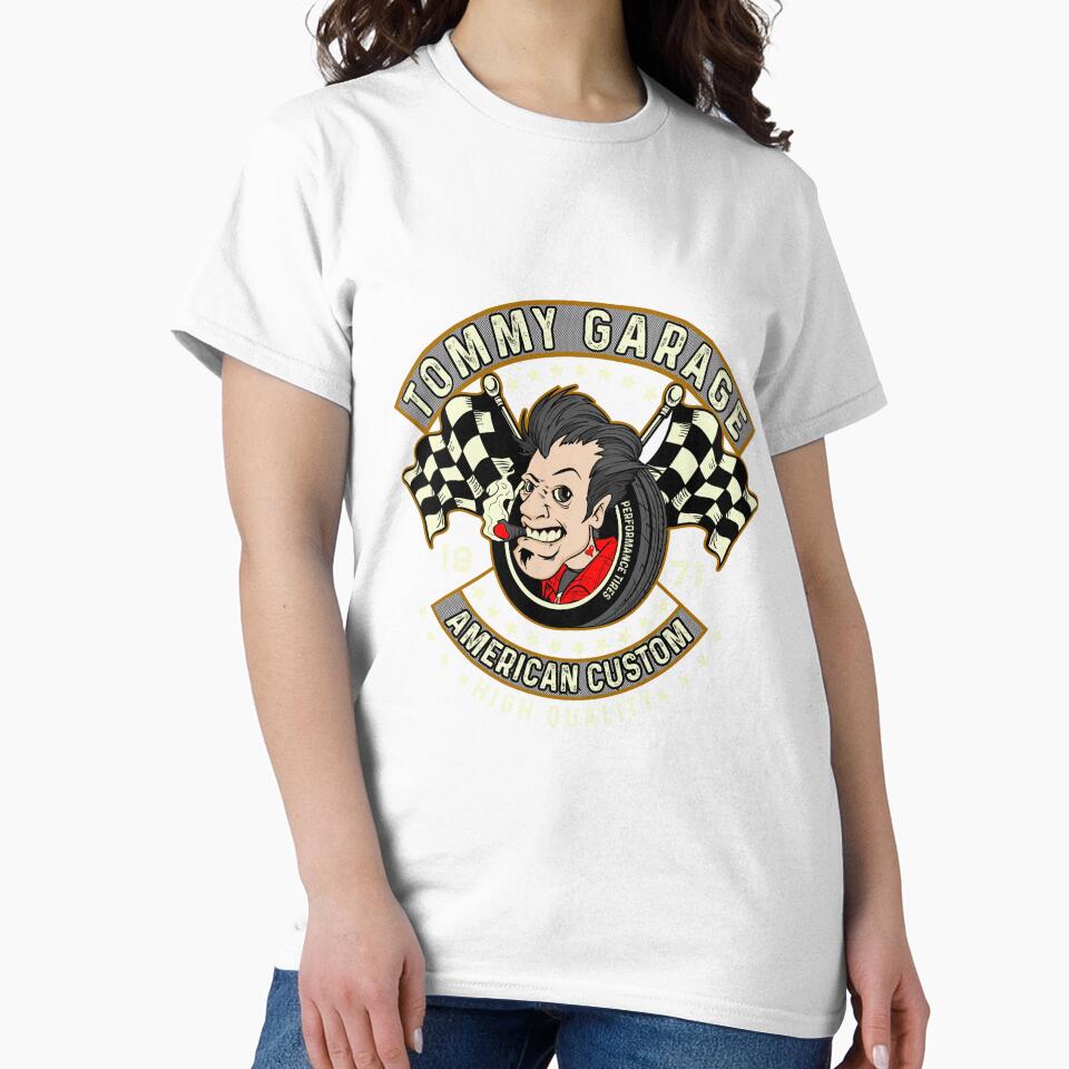 Tommy Garage American Custom by Taz-Clothing Unisex , , , Long Sleeve Tee
