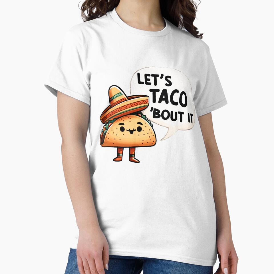 Let's Taco about it by DoodleDashShop Unisex , , , Long Sleeve Tee