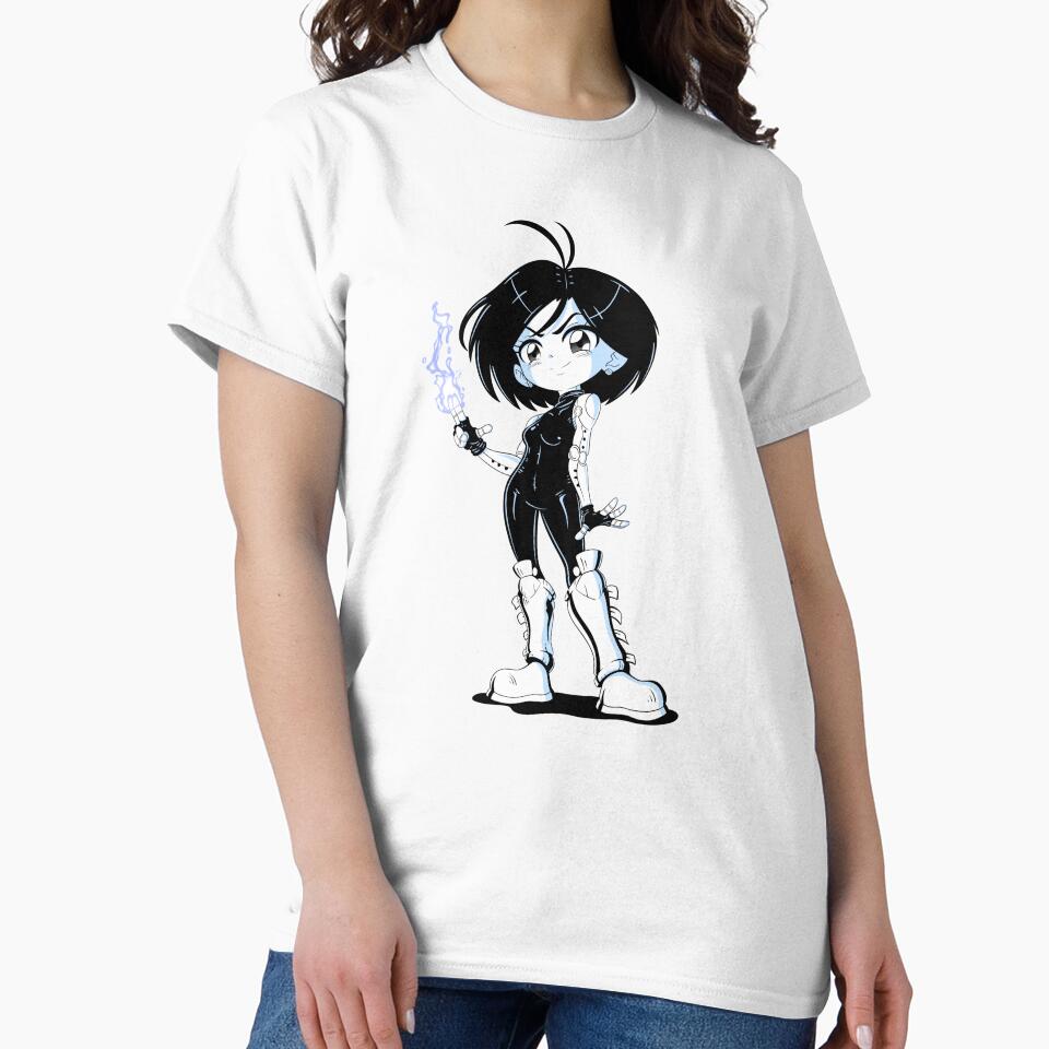 Chibi Alita battle angel by Studio Kaos Designs Unisex , , , Long Sleeve Tee
