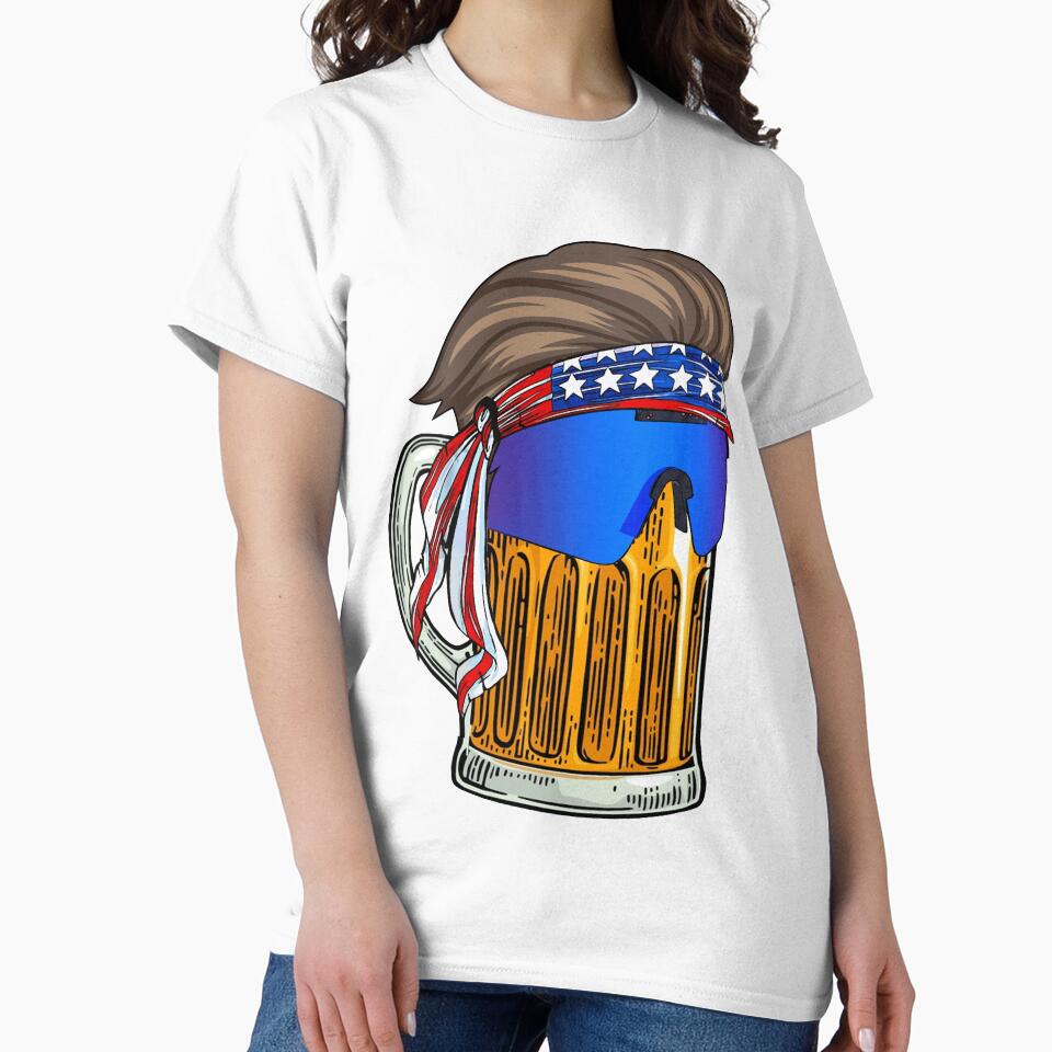 Men hair Beer Art 2VT by WaveOcean123 Unisex , , , Long Sleeve Tee