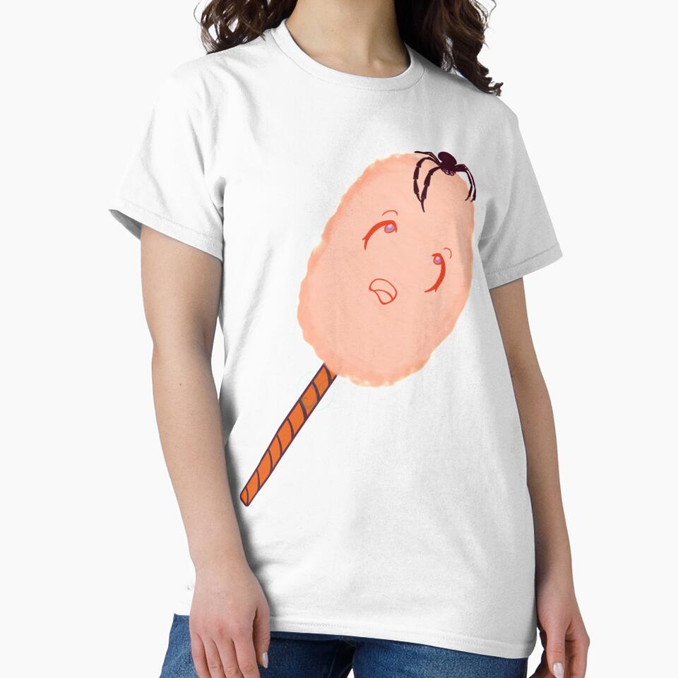 Desserts - Spider Cotton Candy by Juditangelo Unisex , , , Long Sleeve Tee