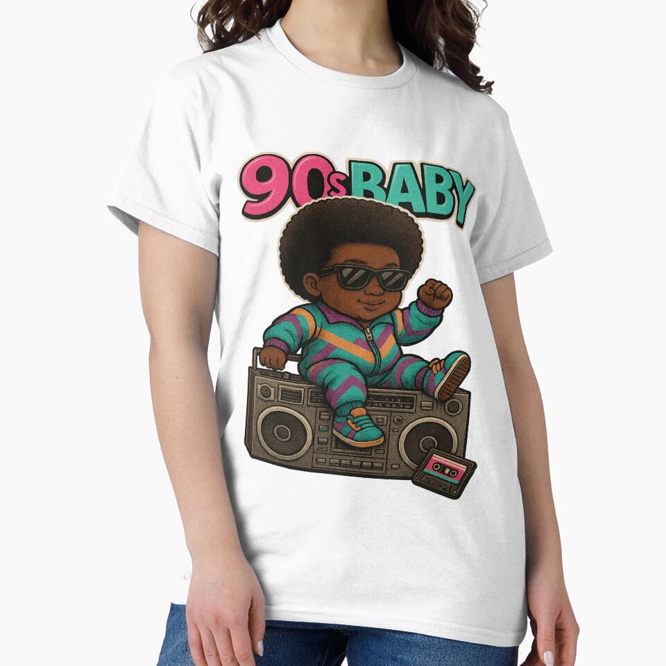 90's Baby by bysaintclaire Unisex , , , Long Sleeve Tee