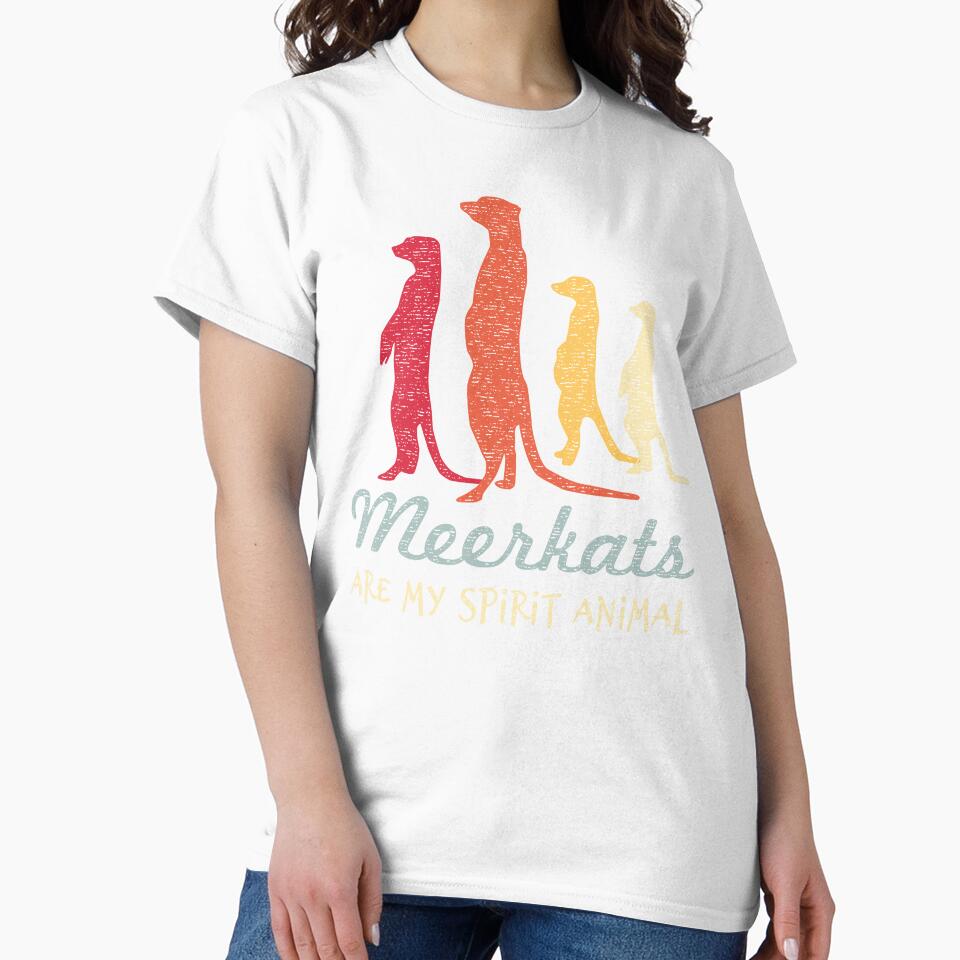 Meerkats Are My Spirit Animal - Love Meerkats by Bangtees Unisex , , , Long Sleeve Tee