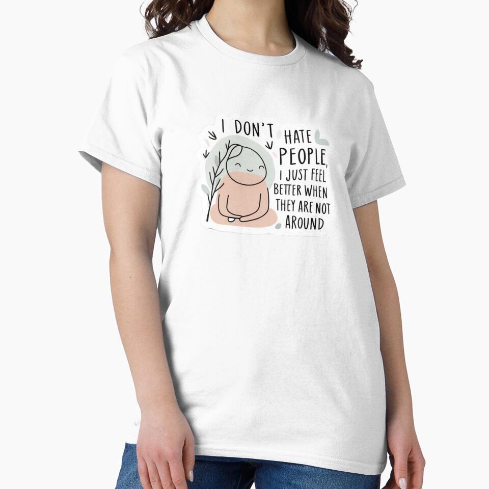 Introverts: Peaceful by Choice by cherryfoxy24 Unisex , , , Long Sleeve Tee
