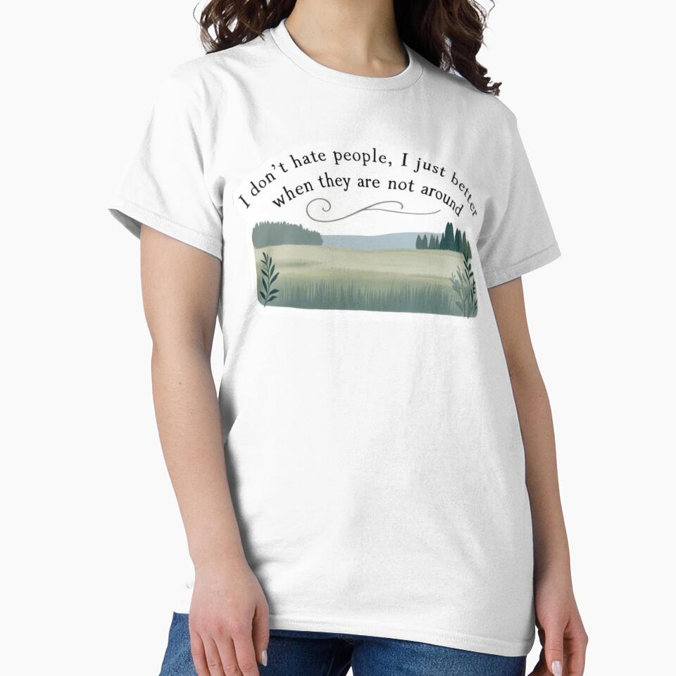We Don't Hate, We Just Need Space. by cherryfoxy24 Unisex , , , Long Sleeve Tee