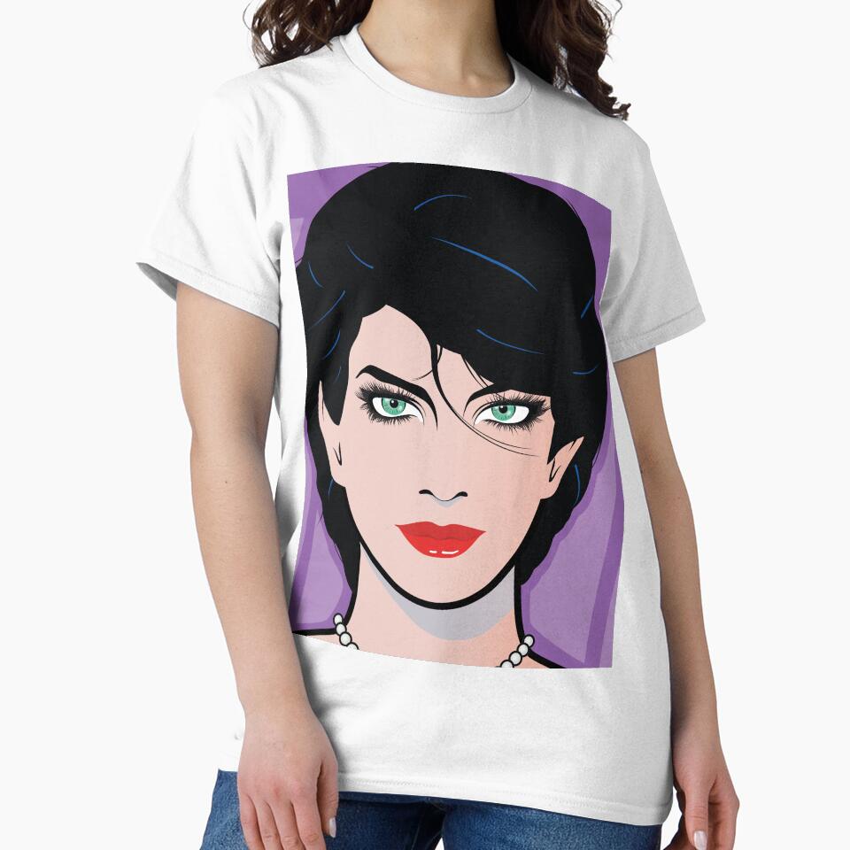 Pop Art Beautiful Woman Annie Pop Art Girl by Frank Schuster Unisex , , , Long Sleeve Tee