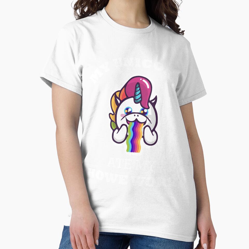 My Unicorn Ate My Homework by AllStarMerch Unisex , , , Long Sleeve Tee