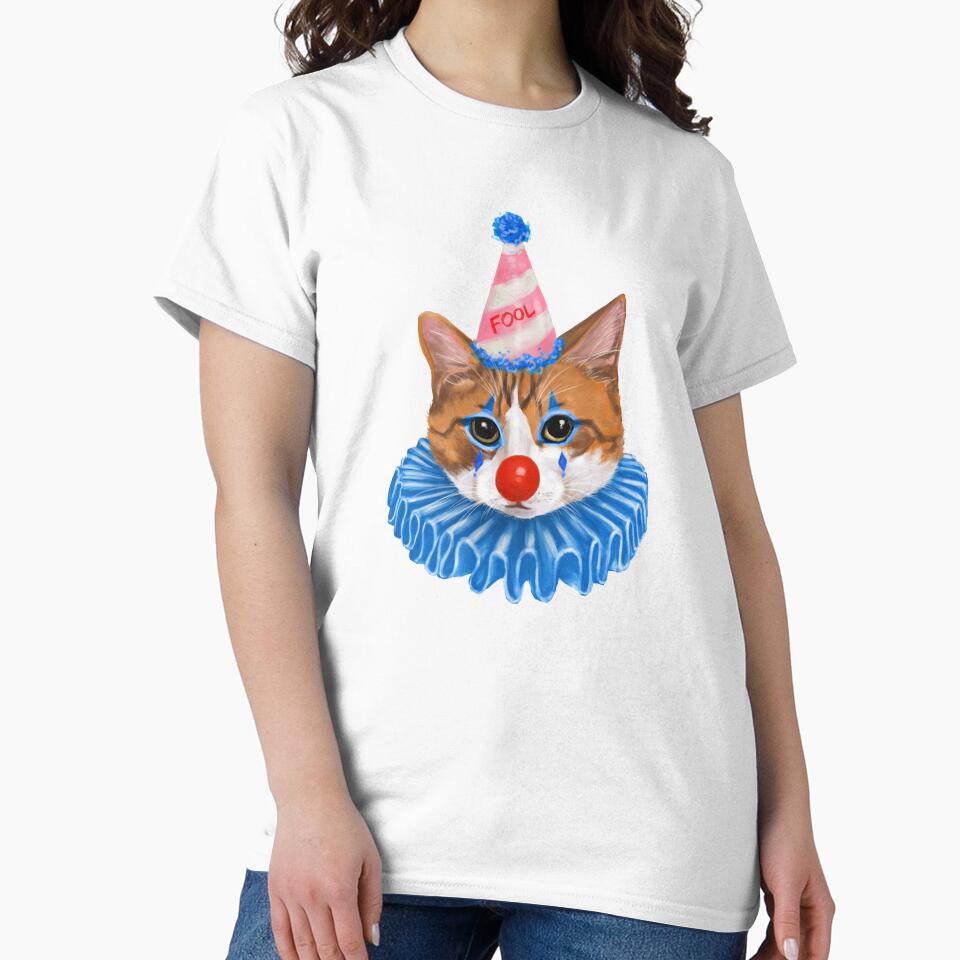Silly Clown Cat by Cassie Duff
