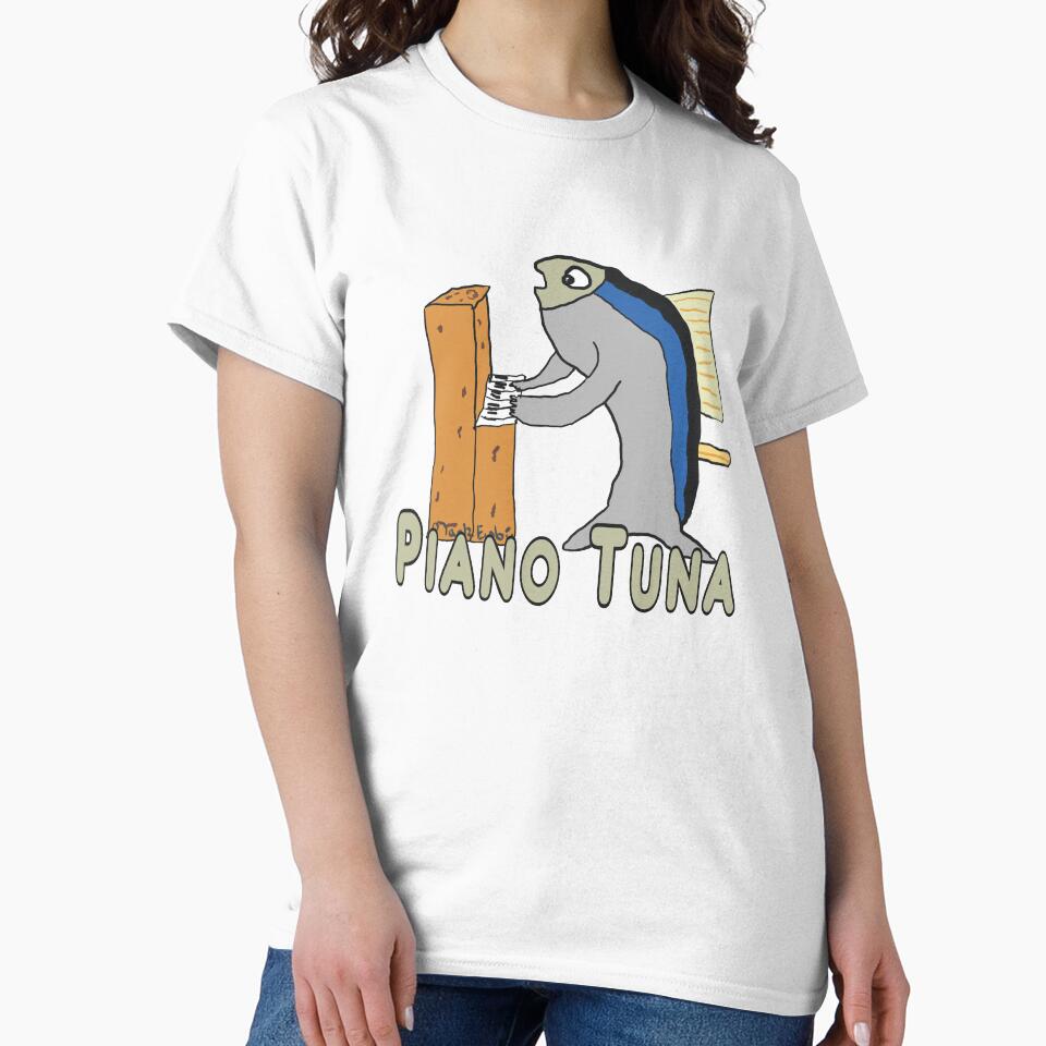 Piano Tuner (Tuna) by Mark-Ewbie Unisex , , , Long Sleeve Tee
