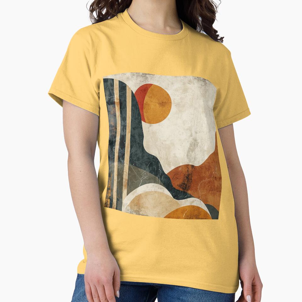 Mid-Century Modern Abstract - Vintage Earth Tone - Retro Modernist Art by GrinGalore