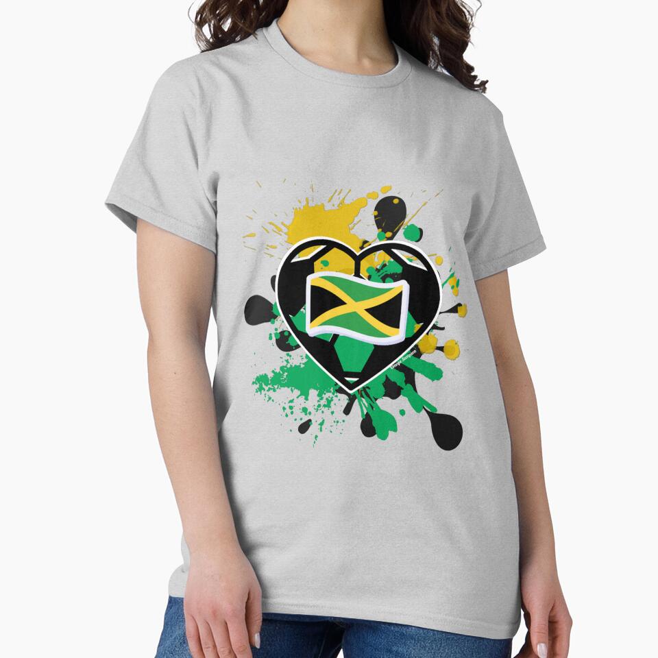 Jamaican Flag Soccer Heart by artbyomega