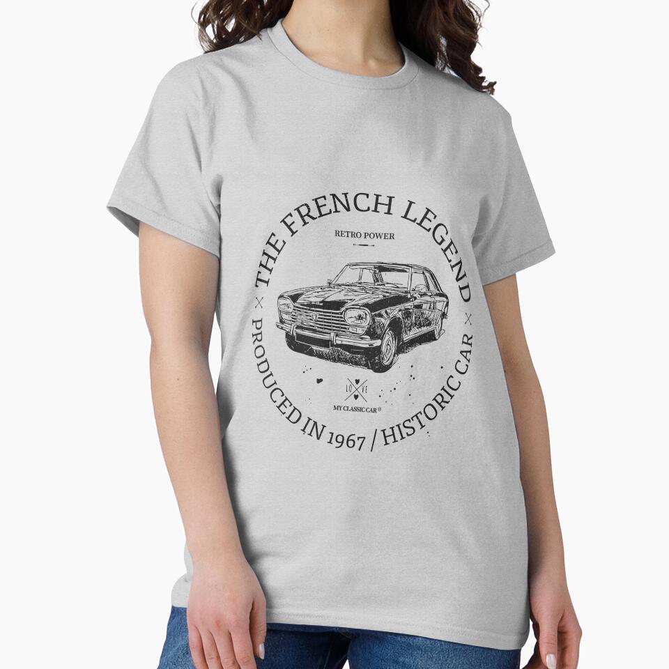 Peugeot 204 coupe by classic-car Unisex , , , Long Sleeve Tee