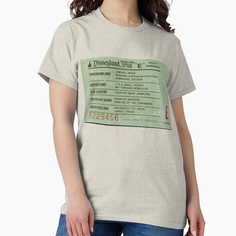 Vintage E Ticket by RachelZizmann Unisex , , , Long Sleeve Tee