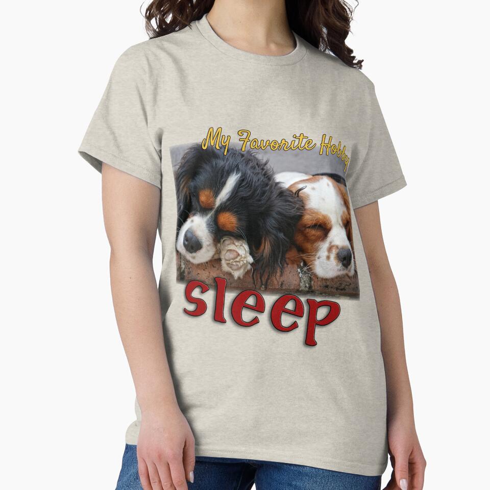Sleep My Favorite Hobby | Just Wanna Sleep Sweet Puppies Adorable by ⭐Amazing Arts Designs⭐