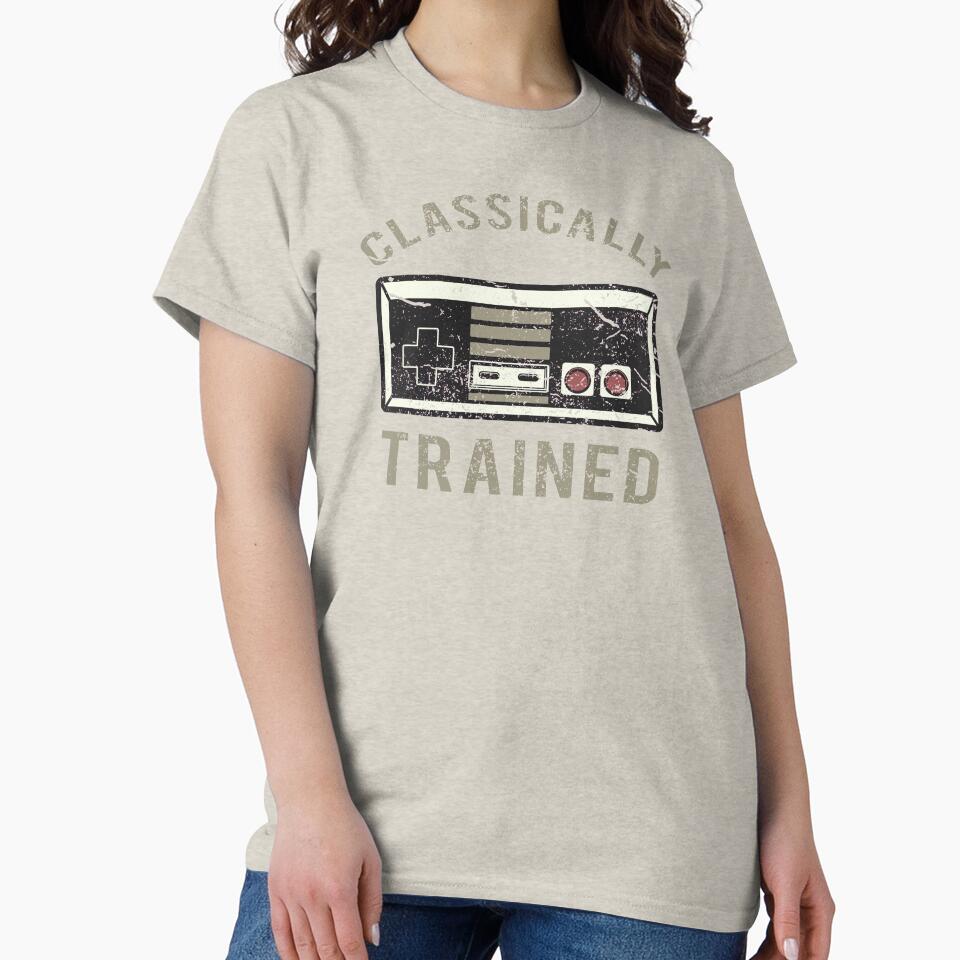 Classically Trained Funny Video Gamer Gaming Gift by Hameegaa Unisex , , , Long Sleeve Tee