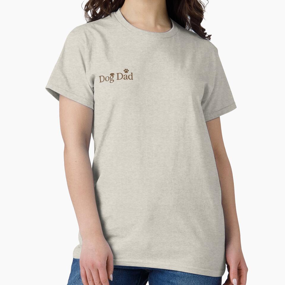 Dog Dad Design 2 by M.Lyn Collective Unisex , , , Long Sleeve Tee