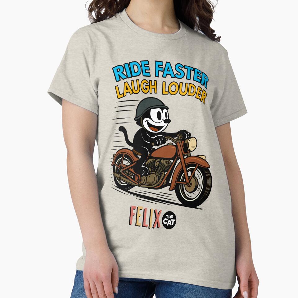 Felix the Cat Ride Faster Laugh Louder by VoglR