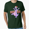 Happy little purple dragon of imagination Christmas holidays sweater jumper by VeryEnglishGent