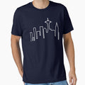 Seattle Skyline (Frasier) by fandemonium Unisex , , , Long Sleeve Tee