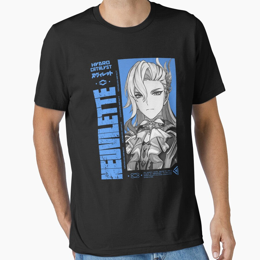 Neuvillette - Genshin Impact V.3 color ver by IZQINAV Unisex , , , Long Sleeve Tee