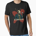 It’s Been a Day – Elegant Deer with Wine Dark Humor Design by tellia-kallisto Unisex , , , Long Sleeve Tee