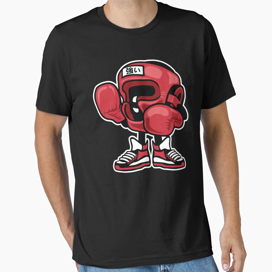 Boxing Champion Cartoon by Cheap Women's Shirts Unisex , , , Long Sleeve Tee