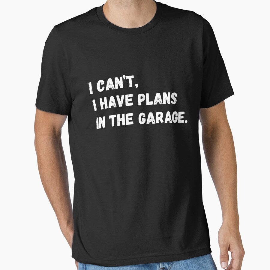 i can't i have plans in the garage Fathers Day Car Mechanics by Inkspire House Unisex , , , Long Sleeve Tee