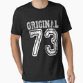 Original 73 2073 1973 Birthday Gift Age Year Old Boy Girl Cute Funny Man Woman Jersey Style by arcadetoystore