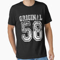 Original 58 2058 1958 Birthday Gift Age Year Old Boy Girl Cute Funny Man Woman Jersey Style by arcadetoystore