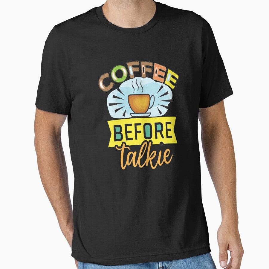 Coffee Before Talkie by OliDesigns Unisex , , , Long Sleeve Tee
